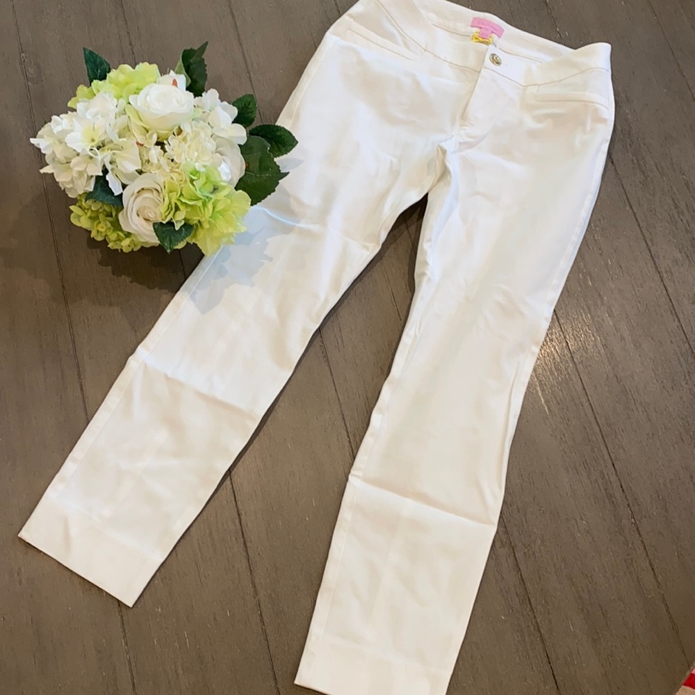 Stretchy Lilly Pulitzer Ankle straight pants sz 2